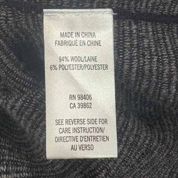 Theory Randria Evian Stretch Wool Navy A-Line Stripe Dress Size Small - Picture 8 of 10